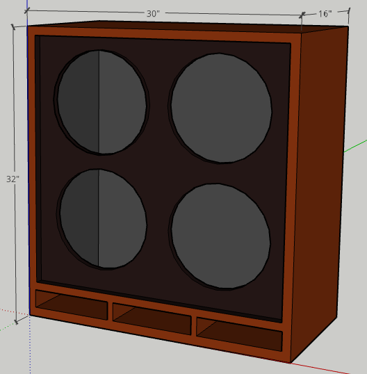 4x12 Bass Cabinet